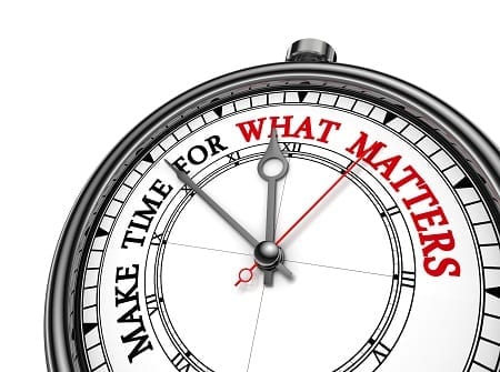 Make time for what matters, like measuring what matters. Credit: https://www.istockphoto.com/portfolio/donskarpo